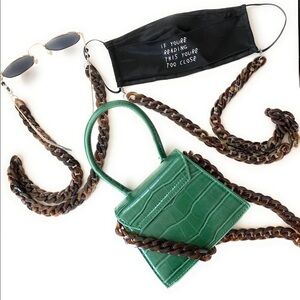 Acrylic sunglasses chain mask chain handbag chain